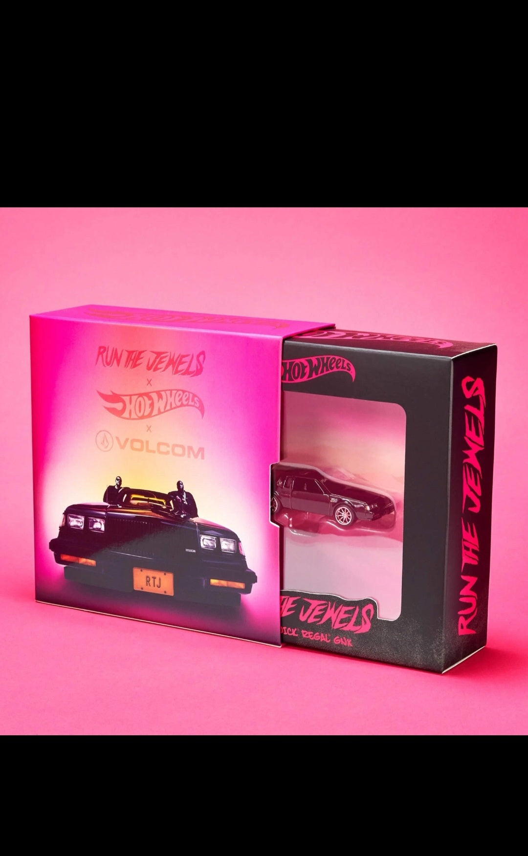 Hot Wheels 2023 Mattel Creations Run The Jewels VOLCOM '87 Buick Regal GNX Black