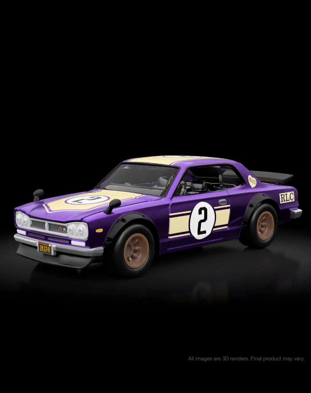 2023 Hot Wheels Selections Collector RLC 1972 Nissan Skyline HT 2000GT-R purple