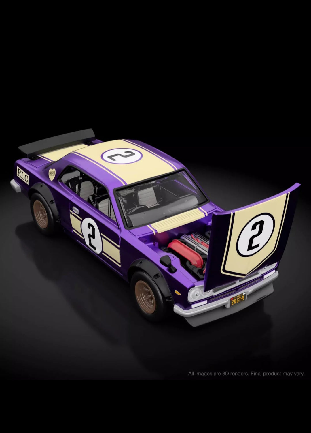 2023 Hot Wheels Selections Collector RLC 1972 Nissan Skyline HT 2000GT-R purple