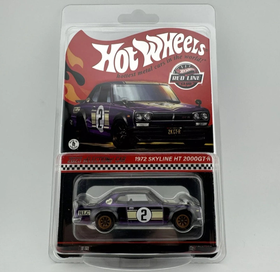 2023 Hot Wheels Selections Collector RLC 1972 Nissan Skyline HT 2000GT-R purple