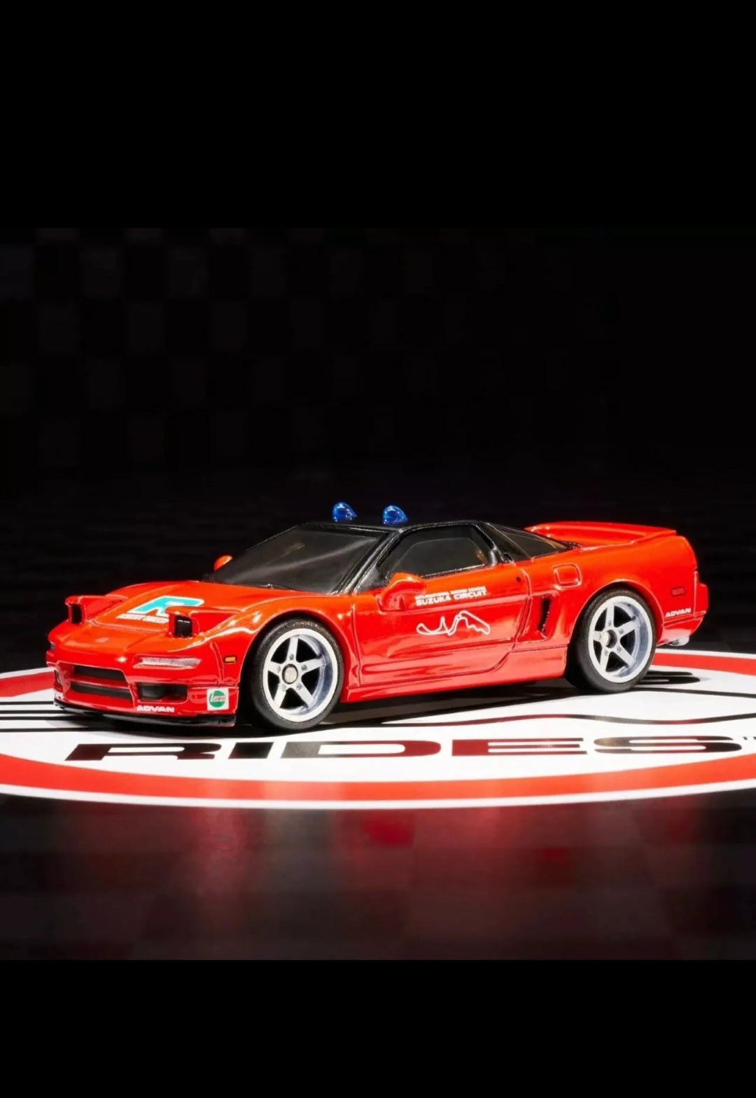 Hot Wheels Collectors 2023 RLC Exclusive 1994 Ryu Asada’s NSX Red Safety Car