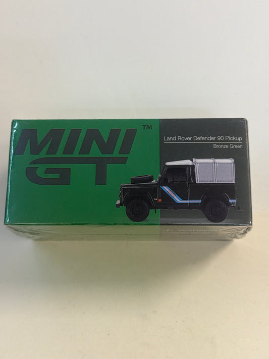 Mini GT LAND ROVER Defender 90 Pick up - bronze green - Mini GT 1:64