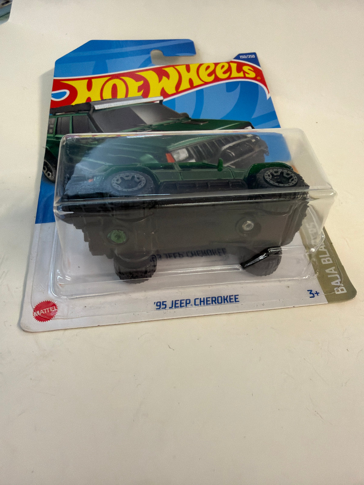 Hot Wheels ‘95 Jeep Cherokee Green 2022 baja blazers