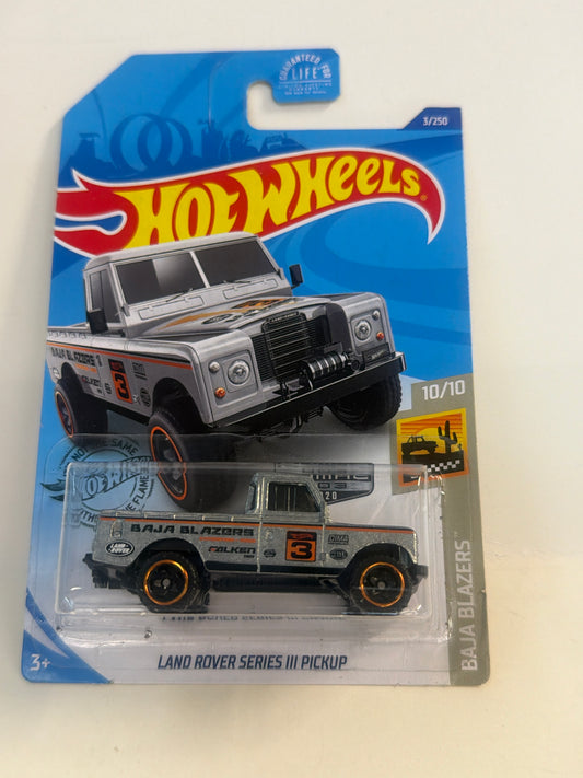 Hot Wheels 2020 Land Rover Series III Pickup ZAMAC HW Baja Blazers #10/10
