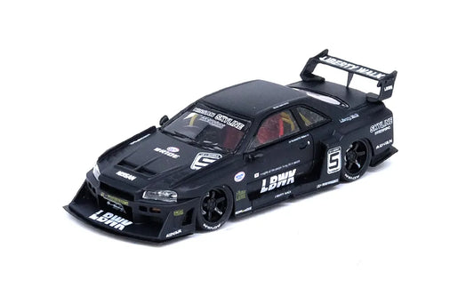CM Model 1/64 Nissan skyline Lb-Er34 No.5 Black