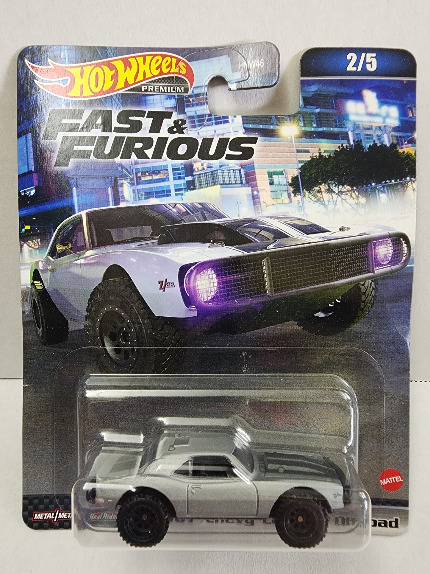 Hot wheels Premium Fnf 1967 Chevy Camaro off road