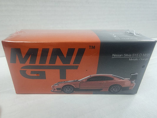 Mini Gt 1/64 Nissan Silvia S15 D Max Metallic Orange