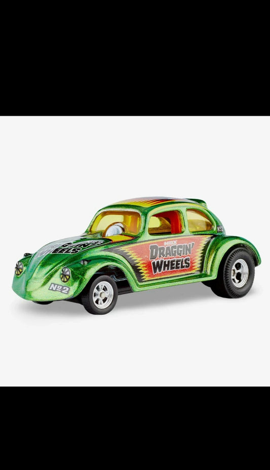 2022 Matchbox 72 Volkswagen Beetle Mean Green Drag Machine RLC