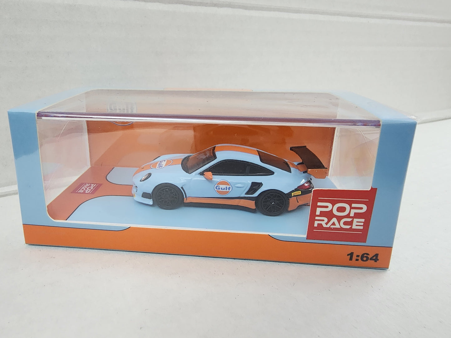 Pop Race 1/64 Porsche 992 GT3 RS Gulf