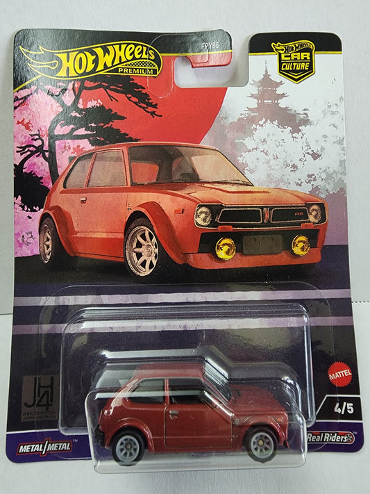 Hot wheels Premium jh4 73 Honda Civic Custom