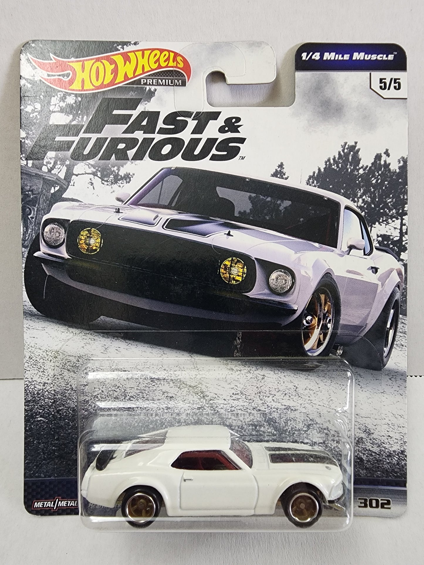 Hot wheels Premium fnf 1/4 mile 69 Ford Mustang Boss 302