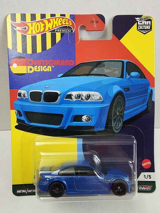 Hot wheels Premium Deutschland Design Bmw m3 E46
