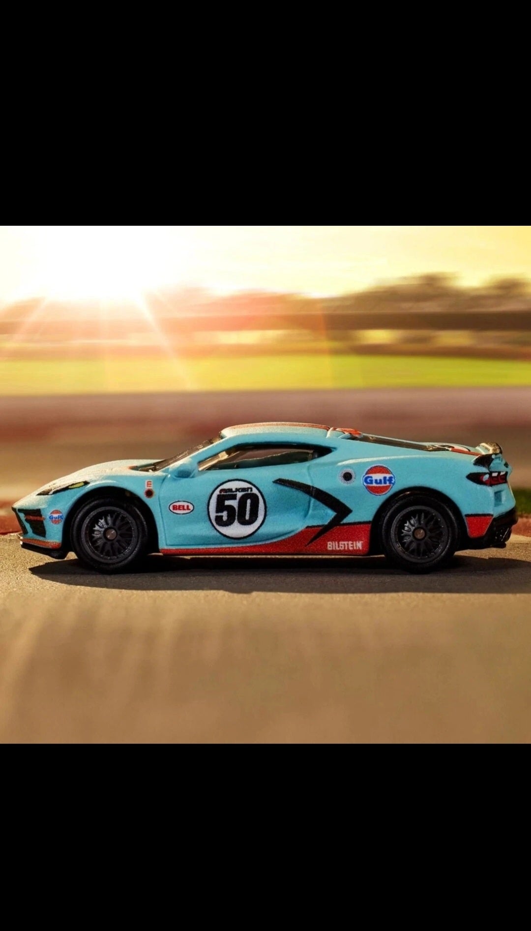 2022 Matchbox Exclusive 2020 Corvette Gulf Racing Livery RLC Mattel Creations