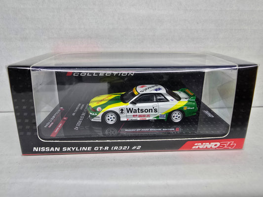 Inno64
Nissan Skyline GT-R R32 #2
Watson's
Macau Guia Race 1991
Macau Gp 2020
Special edition