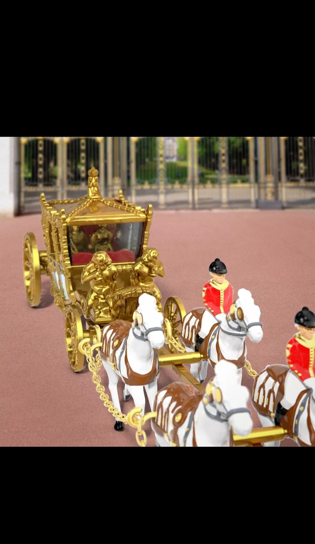 Matchbox 2023 Coronation King Charles III Gold State Coach