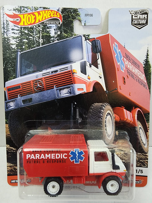 Hot wheels Premium Wild Terrain 88 Mercedes Unimog au1300