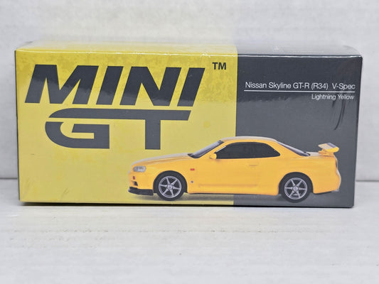 Mini Gt
Nissan Skyline GTR V SPEC
Lightning Yellow