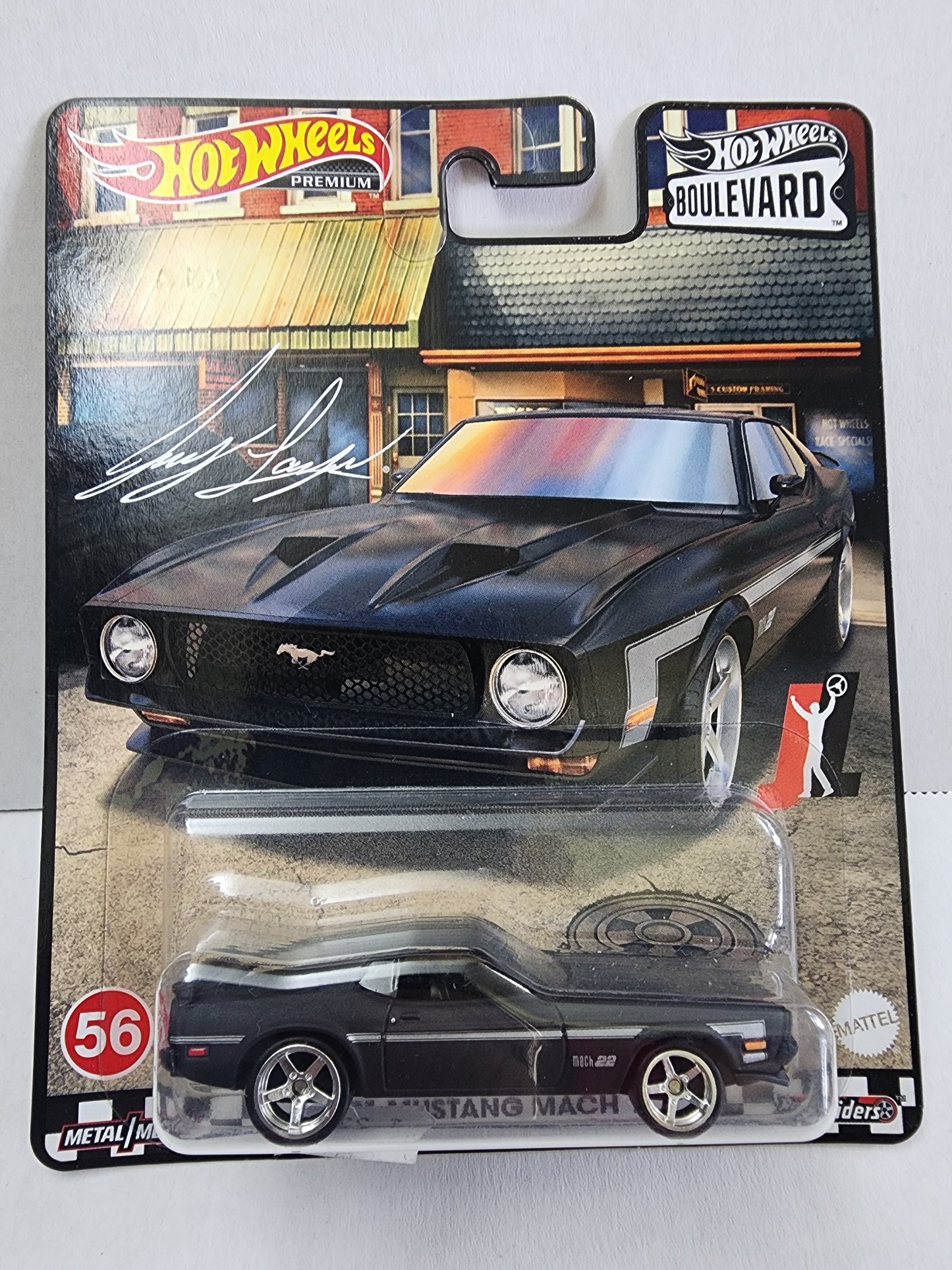 Hot wheels Premium Boulevard No.56 71 Mustang Mach1