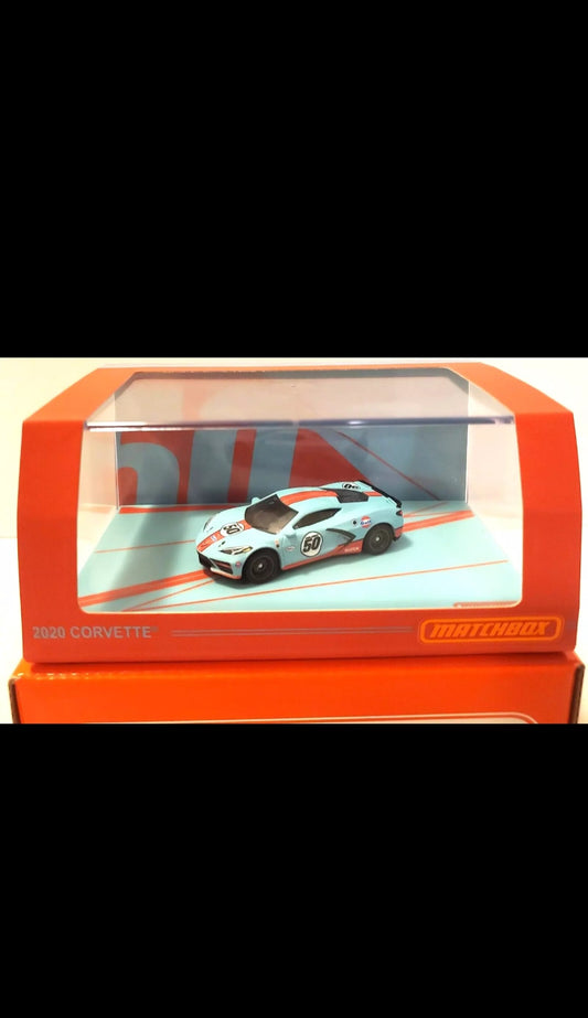 2022 Matchbox Exclusive 2020 Corvette Gulf Racing Livery RLC Mattel Creations
