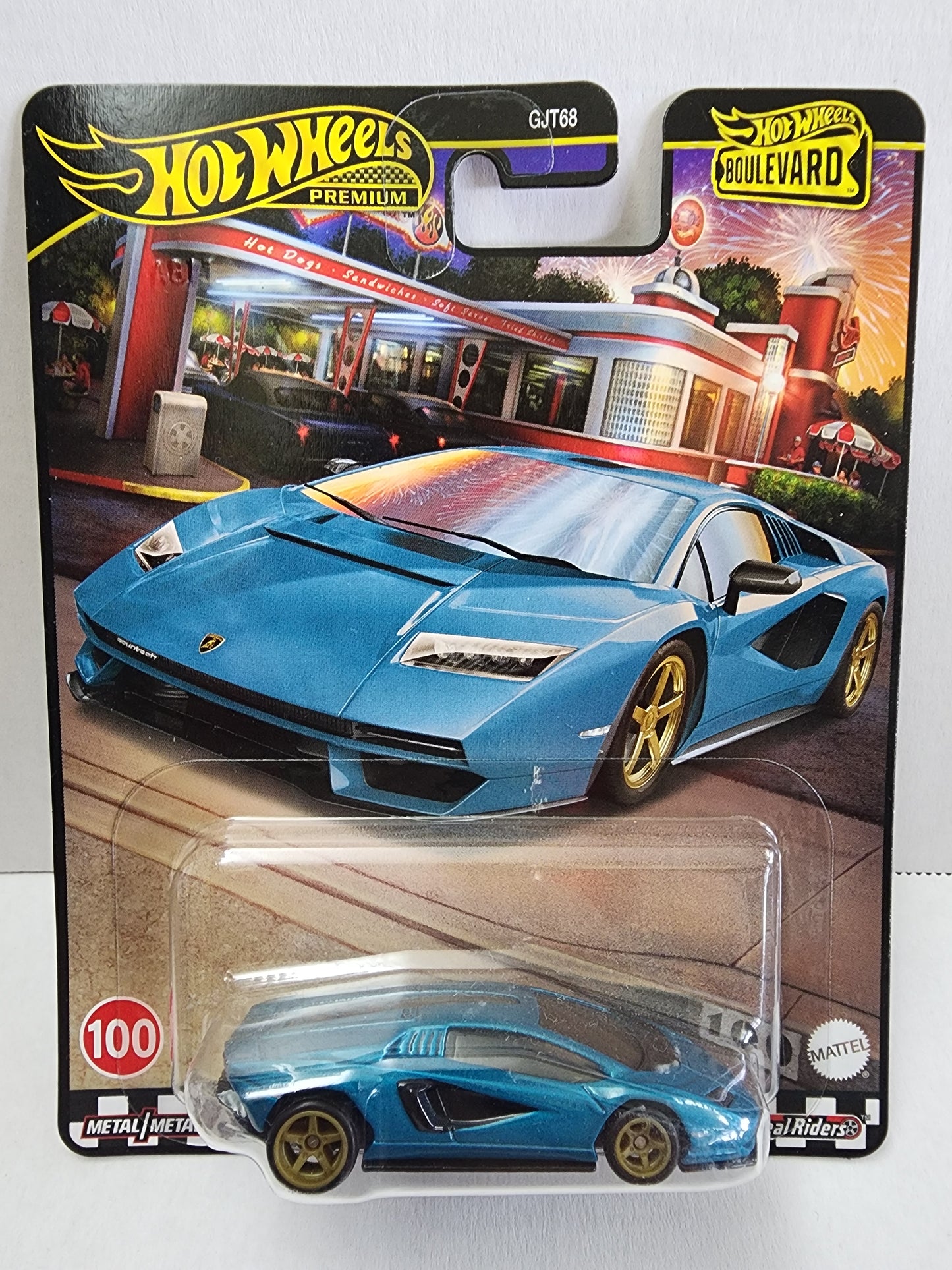 Hot wheels Premium Boulevard no.100 Lamborghini Countach LPI 800-4