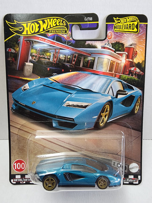 Hot wheels Premium Boulevard no.100 Lamborghini Countach LPI 800-4