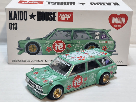 Mini Mini Gt kaidohouse Datsun 510 Wagon 013 Hanami Green