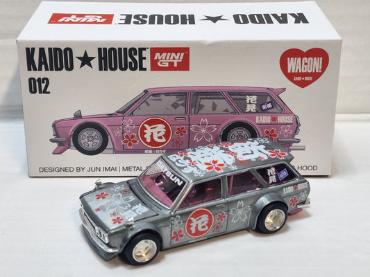 Mini Gt kaidohouse Datsun 510 Wagon 012 Hanami Pink Raw chase