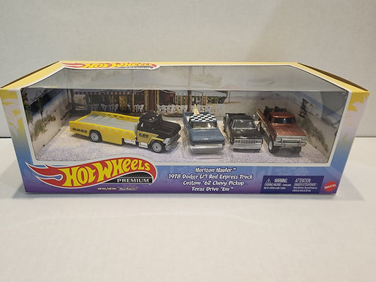Hot wheels 
Premium 
Horizon Hauler truck box set
Brand new 
Sealed