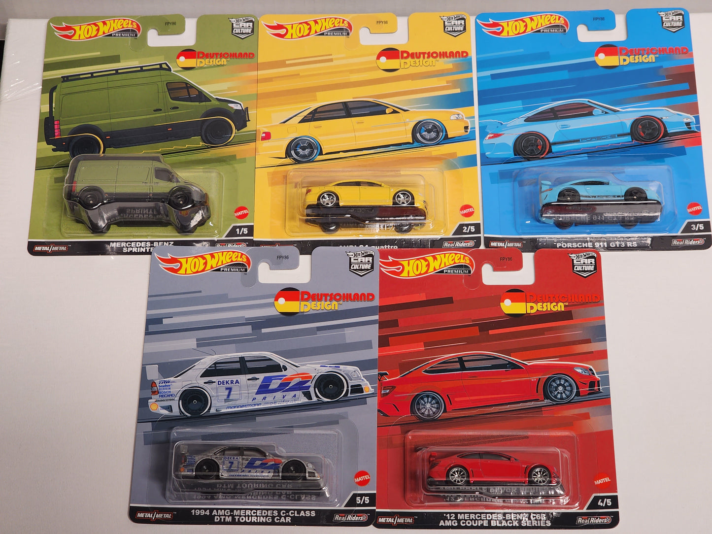 Hot wheels
Premium
Car Culture
Deutchland Design wave 2
Complete set of 5