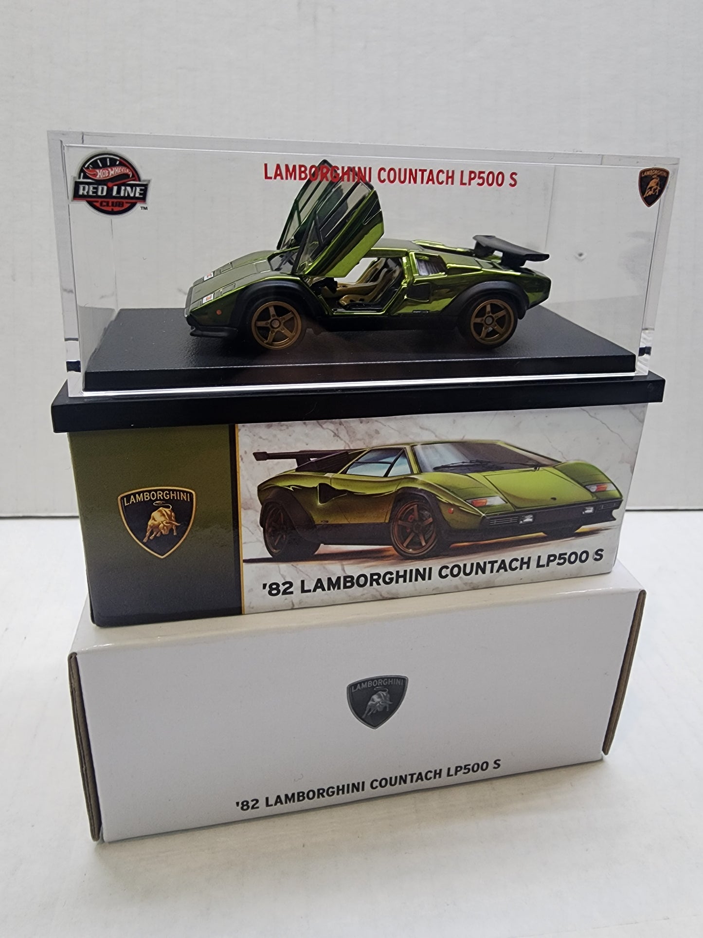 Hot wheels
Rlc exclusive
2022
Lamborghini Countach LP500 S
Green