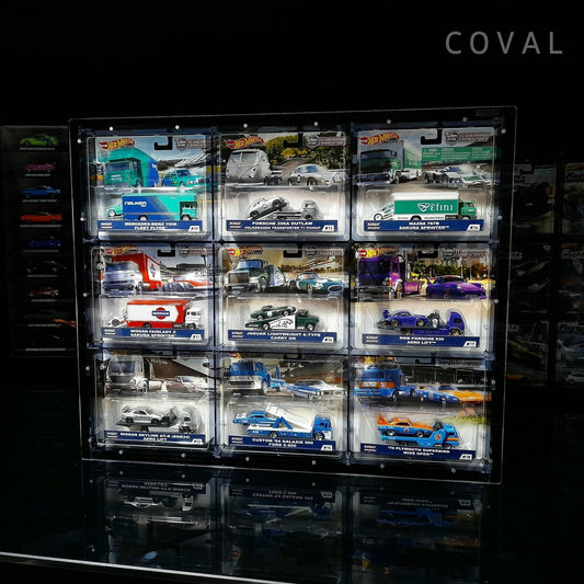 Coval displays Hot wheels Team Transporters case 3x3 CXF-3038