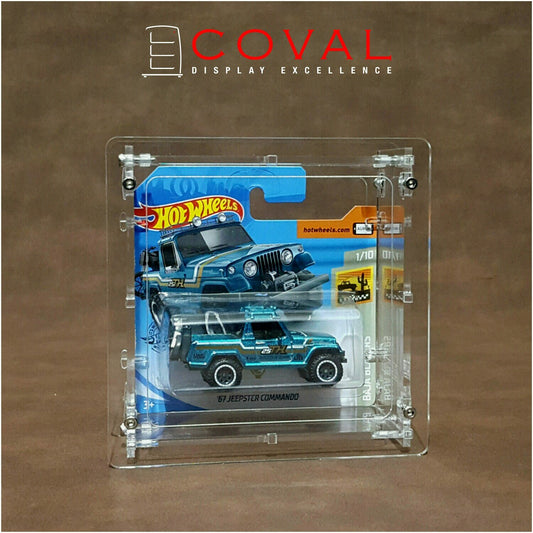 Coval Displays hot wheels single short carded vault HSC-101