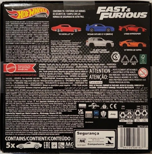 Hot wheels
Premium
Fast and furious
2022 box set