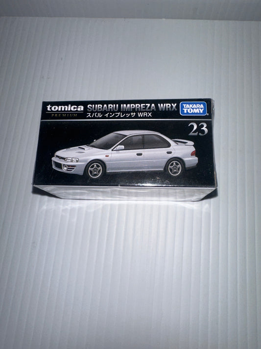 Tomica Premium Subaru Impreza WRX 1.61 white new no 23