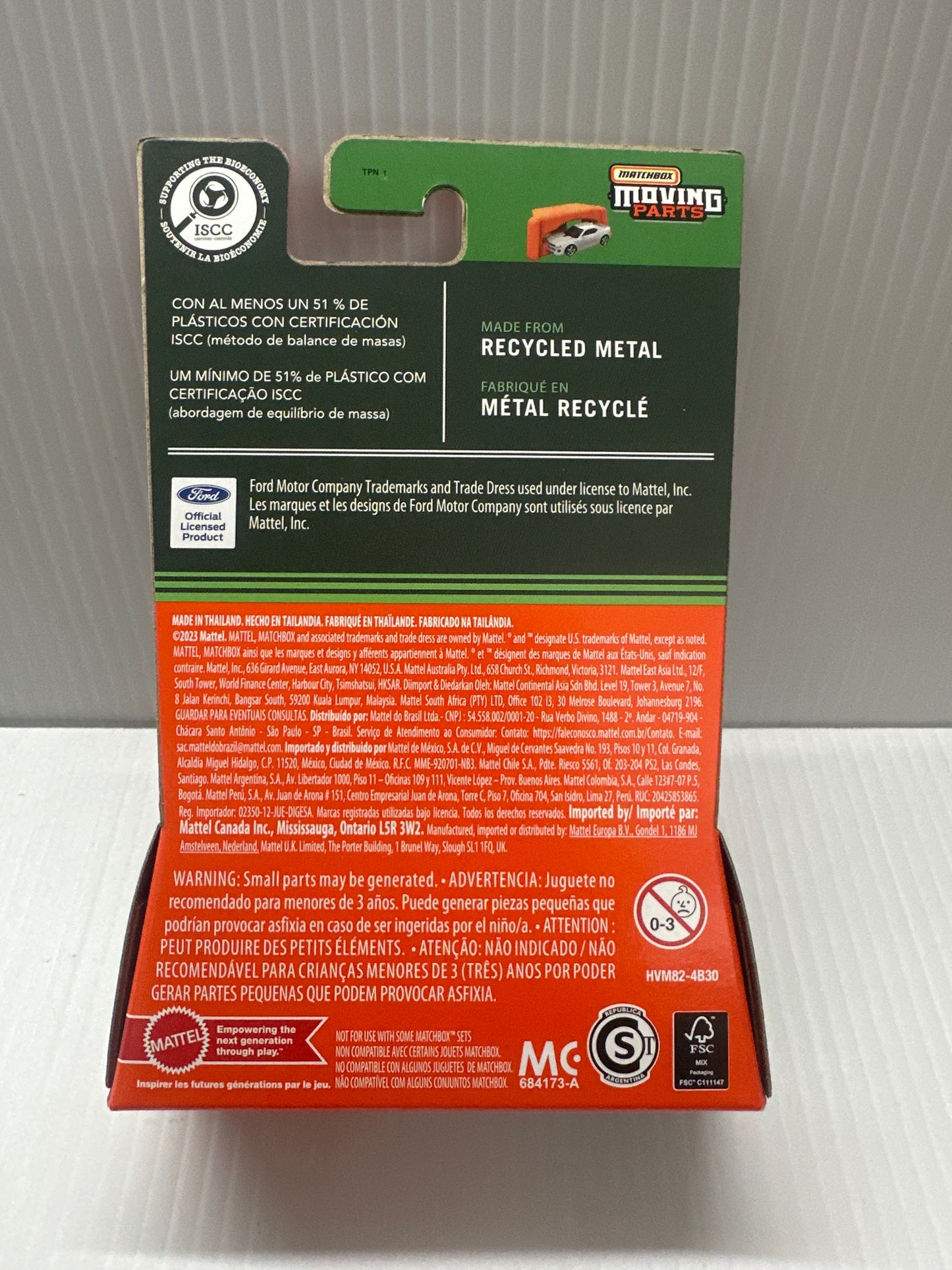 2024 Matchbox Moving Parts LIGHT BLUE 2018 FORD FOCUS RS SPORTS HATCHBACK