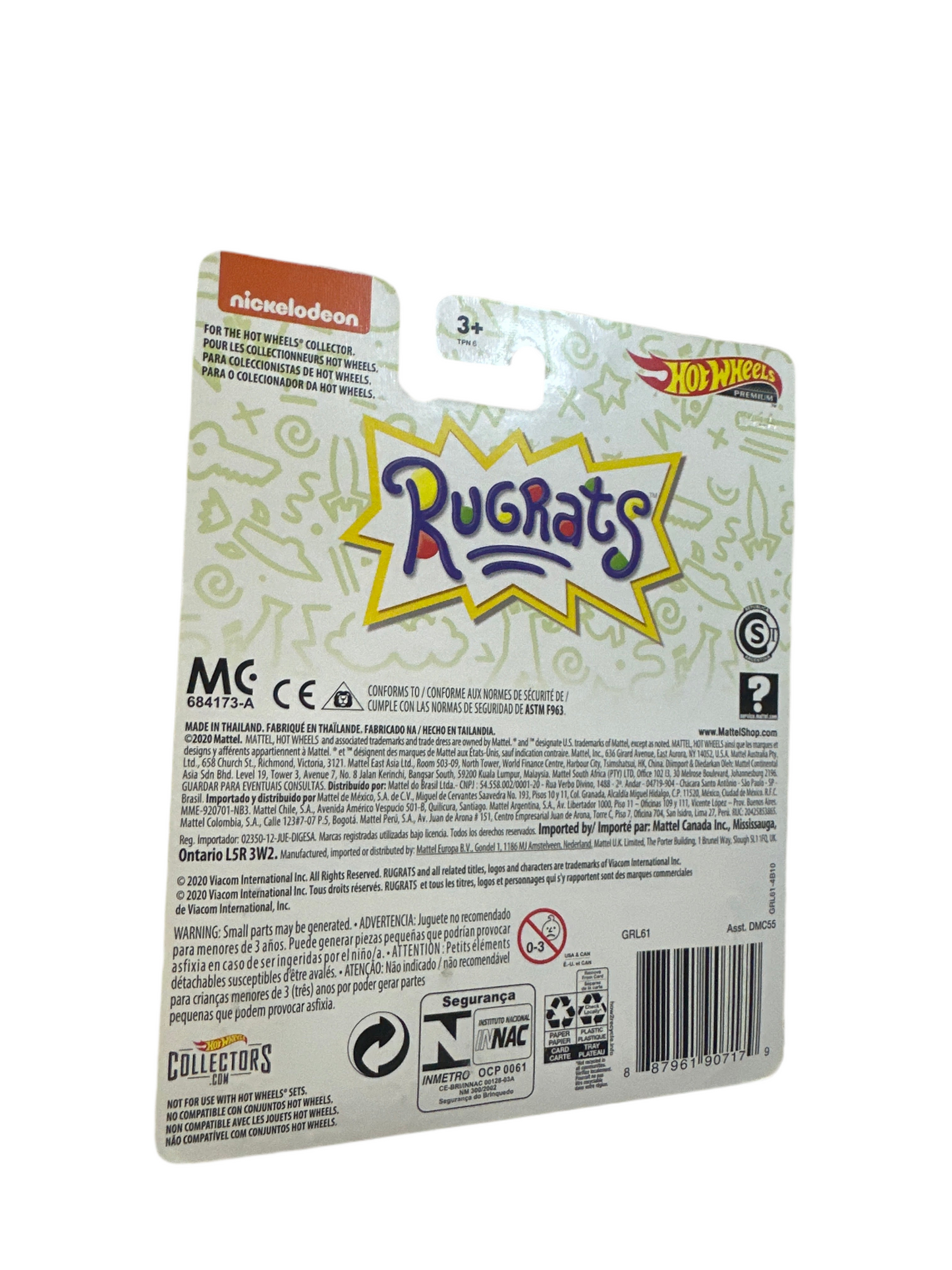 Hot Wheels Reptar Wagon Brand New Rugrats Real Riders Nickelodeon