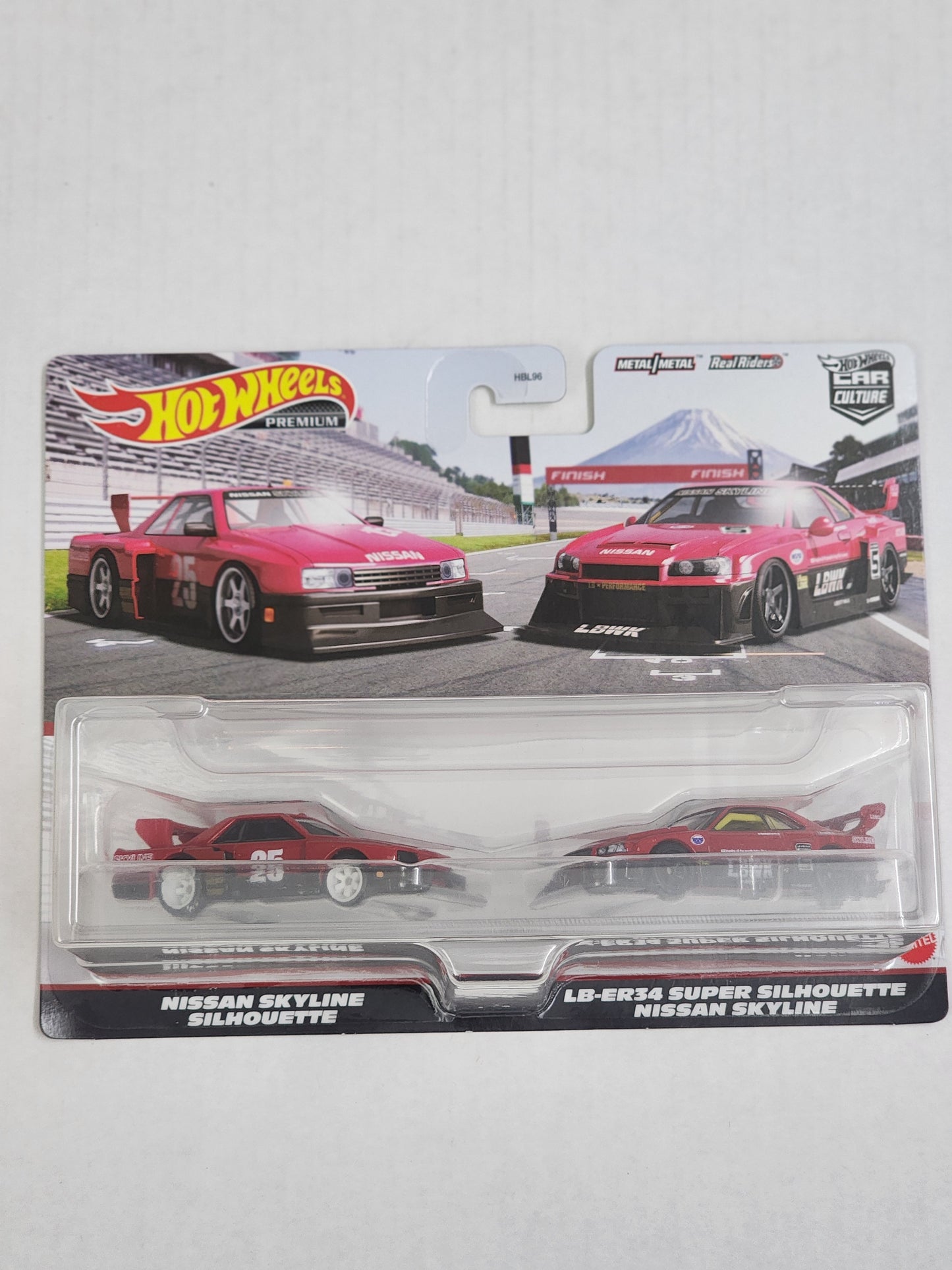 Hot wheels 2 pack Nissan Skyline r34 Lbwk and silhouettes