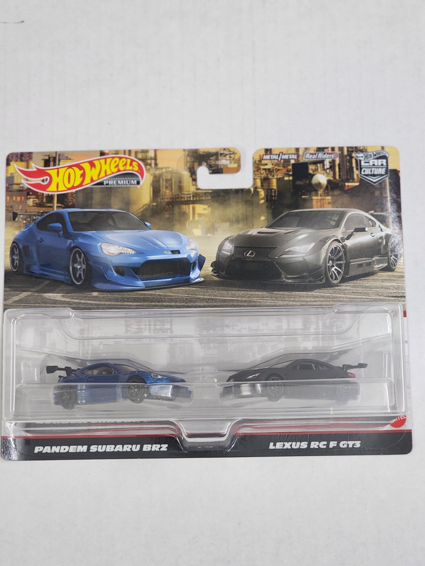 Hot Wheels Premium 2 pack Pandem Subaru Brz and Lexus Rc F Gt3