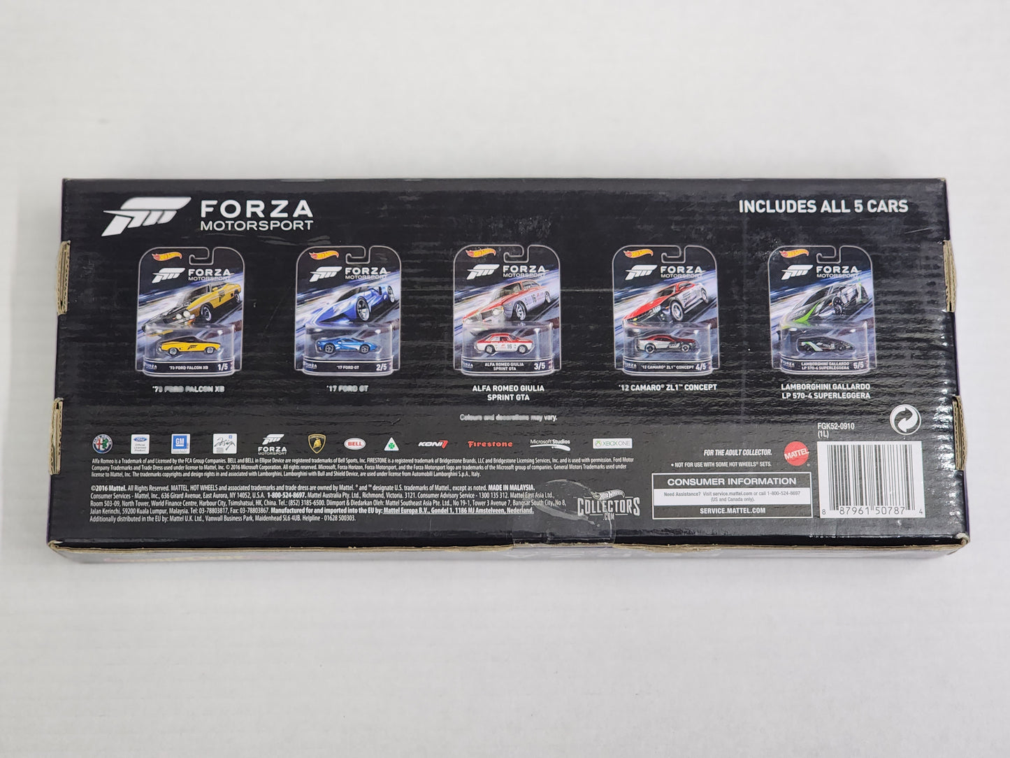 Hot wheels Premium 2016 Forza Motorsport box set