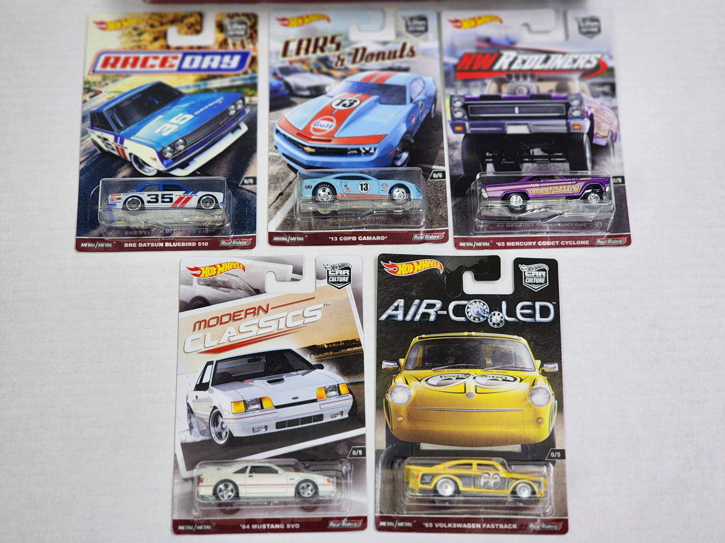 Hot wheels Premium 2017 Car culture set complete set of 5