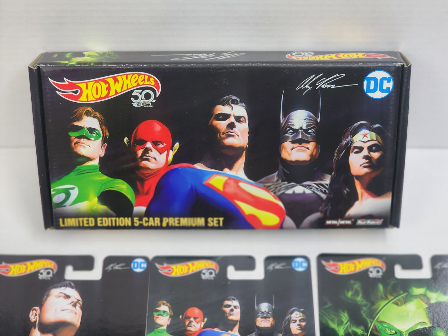 Hot wheels Premium 2018 Alex Ross Dc superheros box set