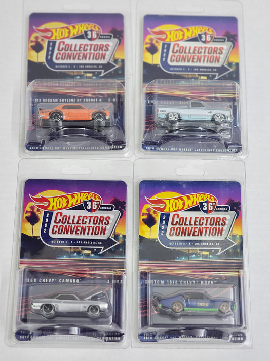 Hot Wheels 36th L.A Collectors Convention complete set of 4