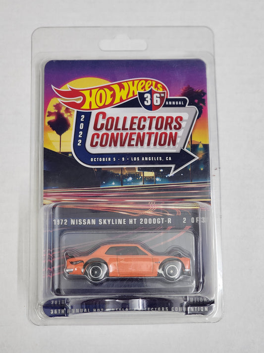 Hot Wheels 36th L.A Collectors Convention 72 Nissan Skyline Ht 2000 GTR