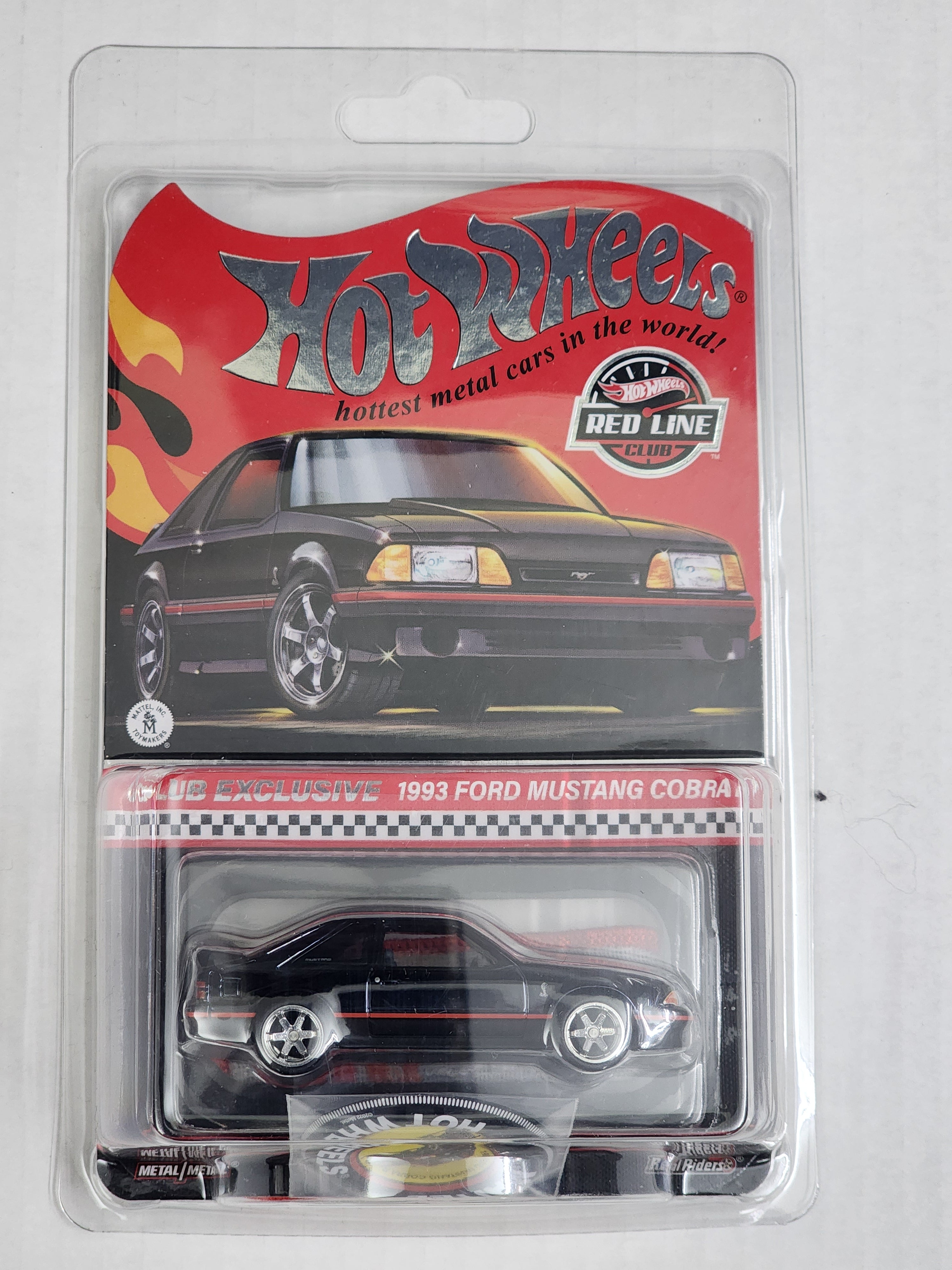 2023 Hot Wheels RLC Membership offers Car 1993 Ford Mustang Cobra R Black