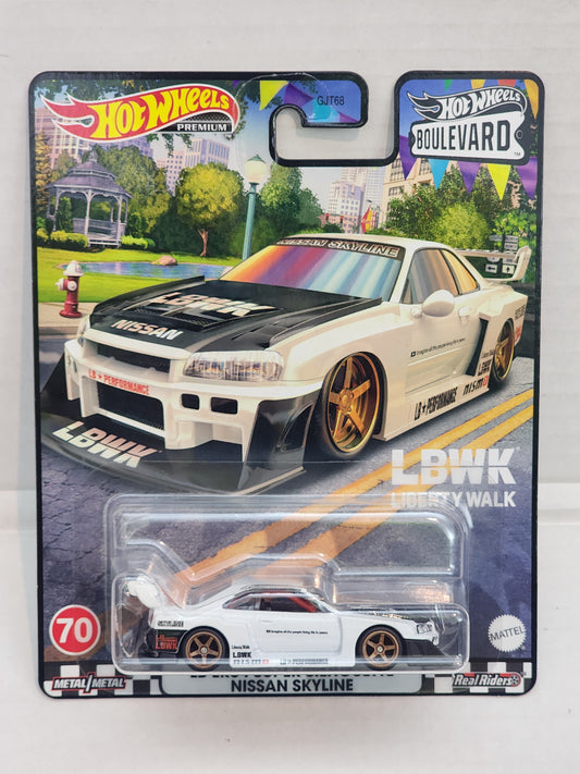 Hot wheels Premium Boulevard Nissan skyline Lb-Er34 lbwk no.70