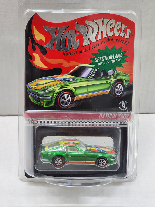 Hot wheels collectors 2012 Datsun 240z Green spectraflame 3 digit