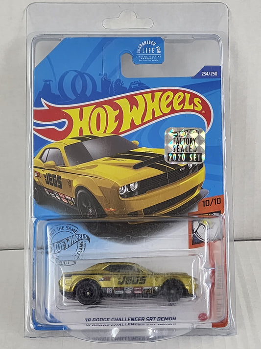 Hot wheels 18  Dodge challenger Srt demon Super Treasure hunt Factory sealed