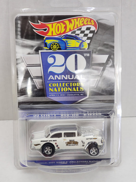 Hot wheels  2020 20th Annual collectors nationals Charlotte 55 Chevy Bel Air Gasser