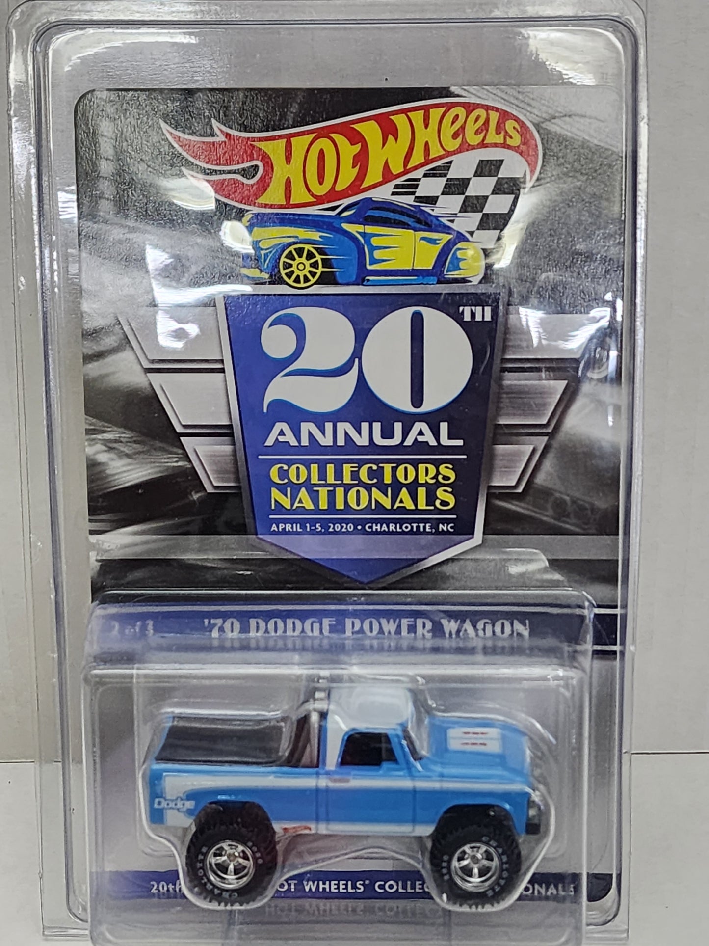 Hot wheels 2020 30th Annual collectors nationals 70 Dodge Power Wagon