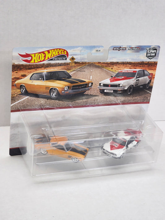 Hot wheels Premium  2 pack 73 Holden Monaro Gts and 77 Holden Torana A9X